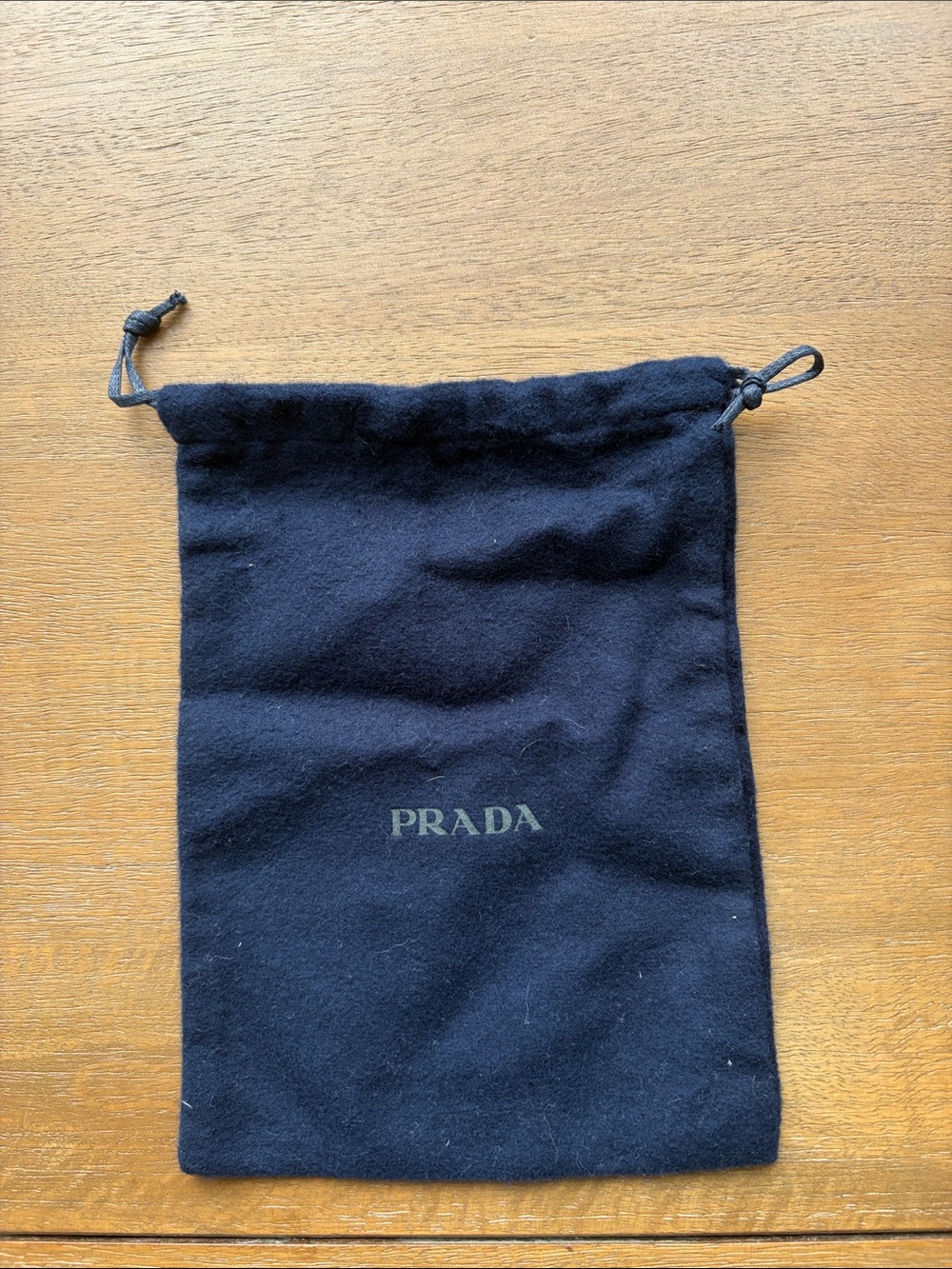 Prada Drawstring Pouch with Logo